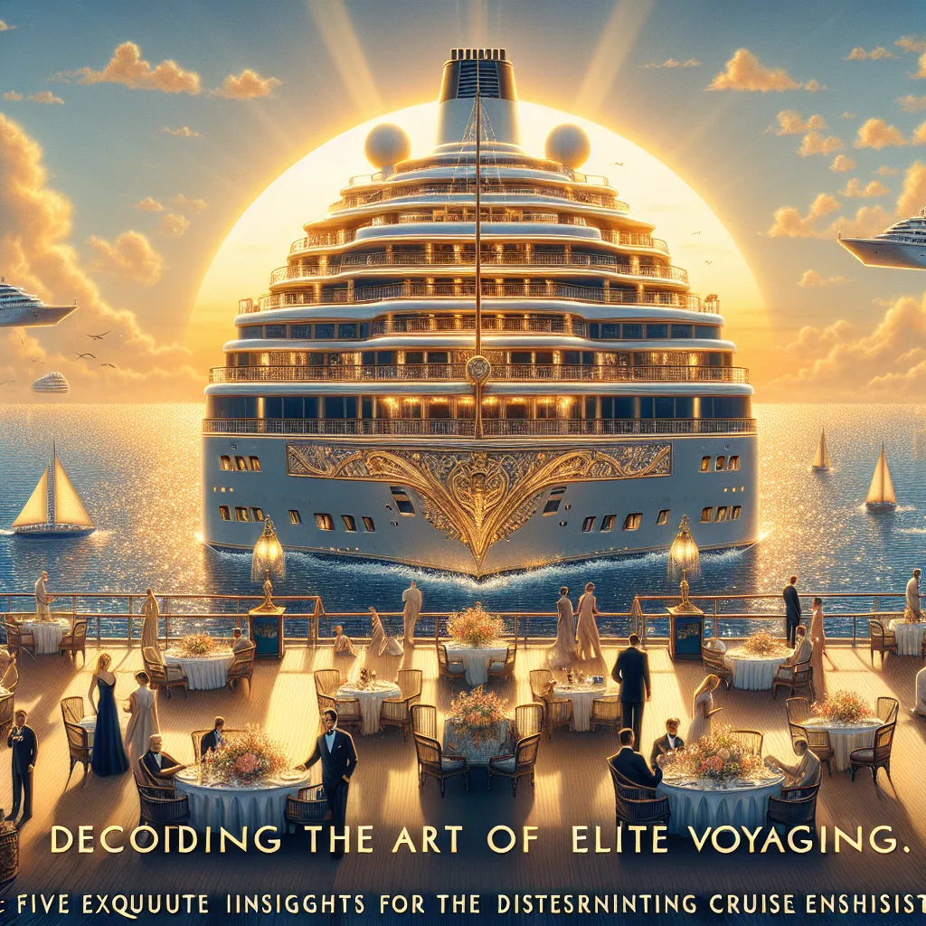 Decoding the Art of Elite Voyaging: Five Exquisite Insights for the Discerning Cruise Enthusiast