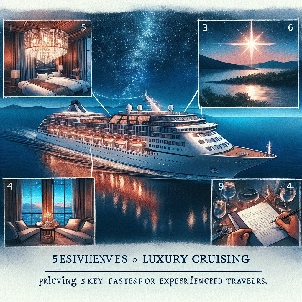 The Quintessence of Luxury Cruising: Five Exemplary Insights for the Elite Voyager