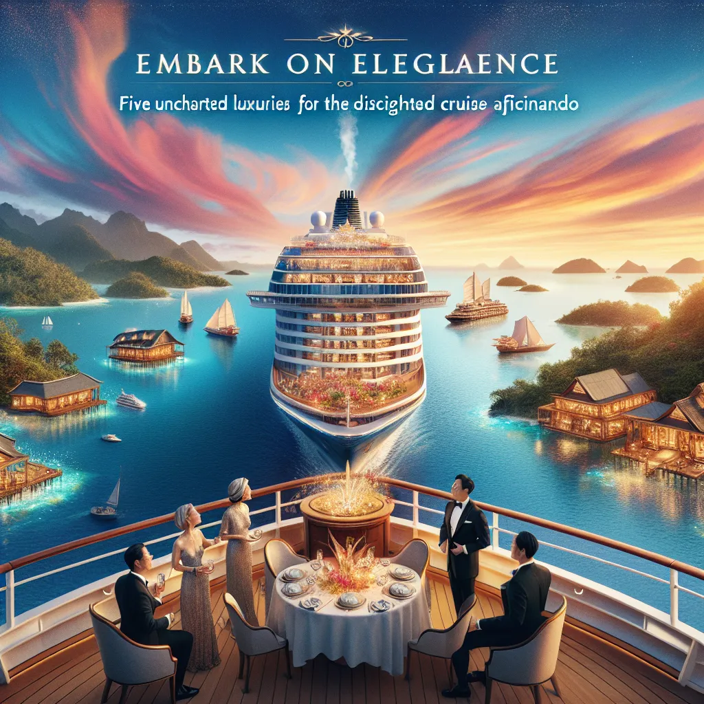 Embark on Elegance: Five Uncharted Luxuries for the Distinguished Cruise Aficionado