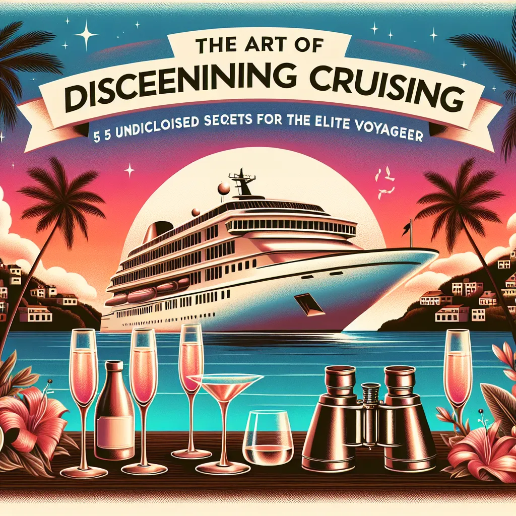 The Art of Discerning Cruising: Five Undisclosed Secrets for the Elite Voyager